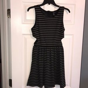 Black and grey Forever 21 dress